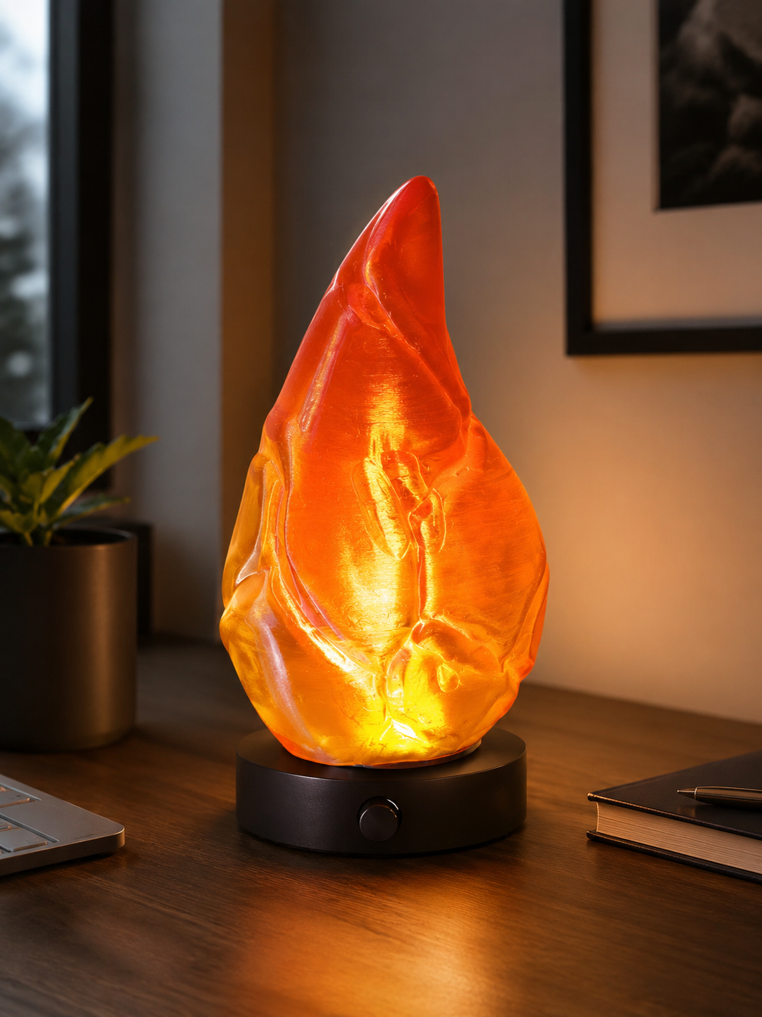 Prototipo de núcleo de la lámpara Ascuas iluminado